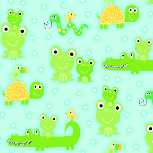 Comfy Flannel - Frogs & Alligators