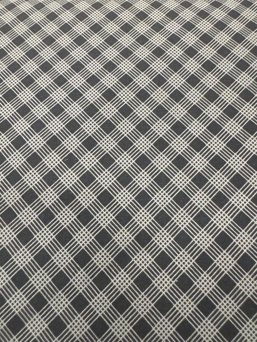 MO Snowman Gatherings IV Dark Blue Gingham