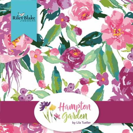 RB Hampton Garden 10in Squares 42pcs