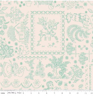 RB Berry & Sage Embroidery Latte