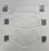 Classi quilt paddles with magnetic ruler attached