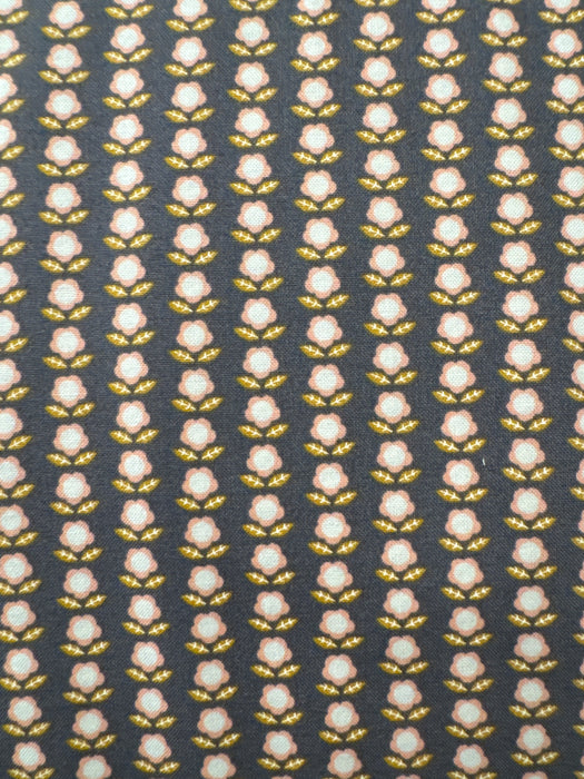 MO Birdsong Floral Stripe Grey