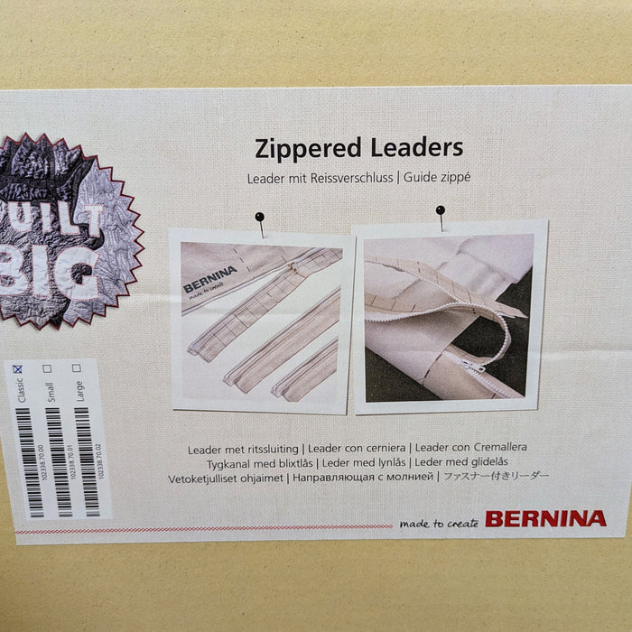 BERNINA Longarm Zippered Leaders - Classic Size: 10'