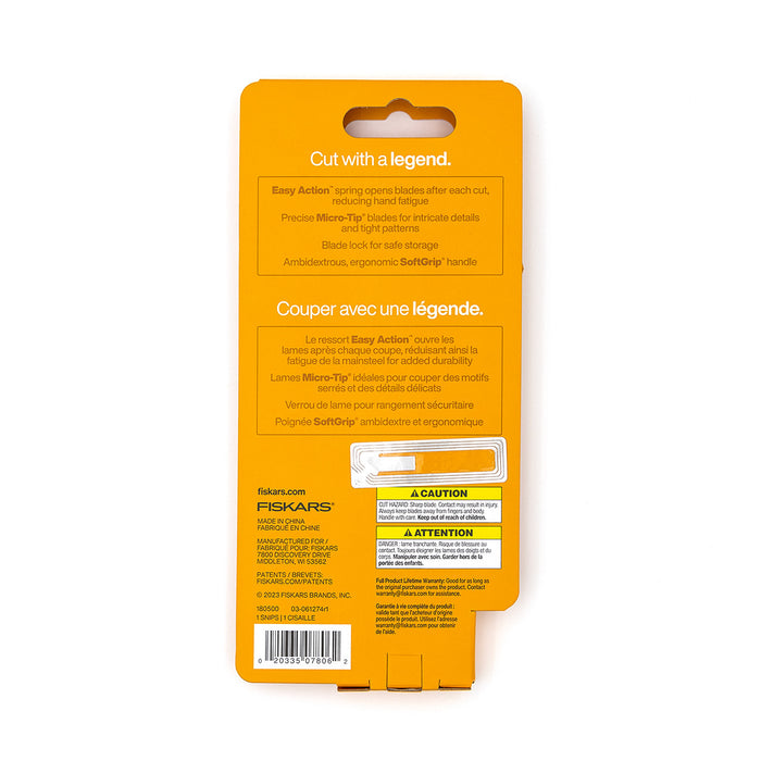 Fiskars Micro-Tip Easy Action Scissors No 5
