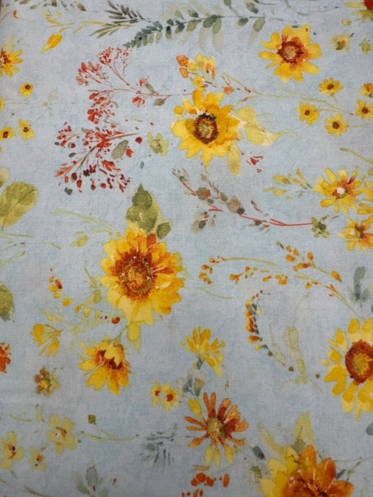 WL Sunflower Sweet Sunflowers Light Blue