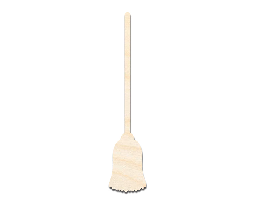 Unfinished Wood Broom Shape | Craft Cutout | up to 46" DIY