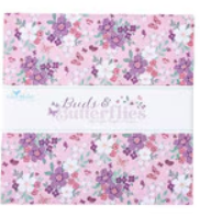 RB Buds & Butterflies 10in Squares 42pcs