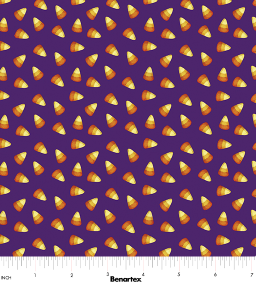 BE Ghostly Sweet Candy Corn Purple