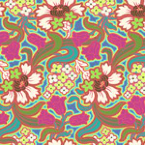 Amy Butler AB58 Soul Blossoms Disco Flower AB58 Hot Pink