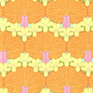 Amy Butler 30 Nouveau Trees Tangerine