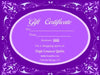 Gift Certificate
