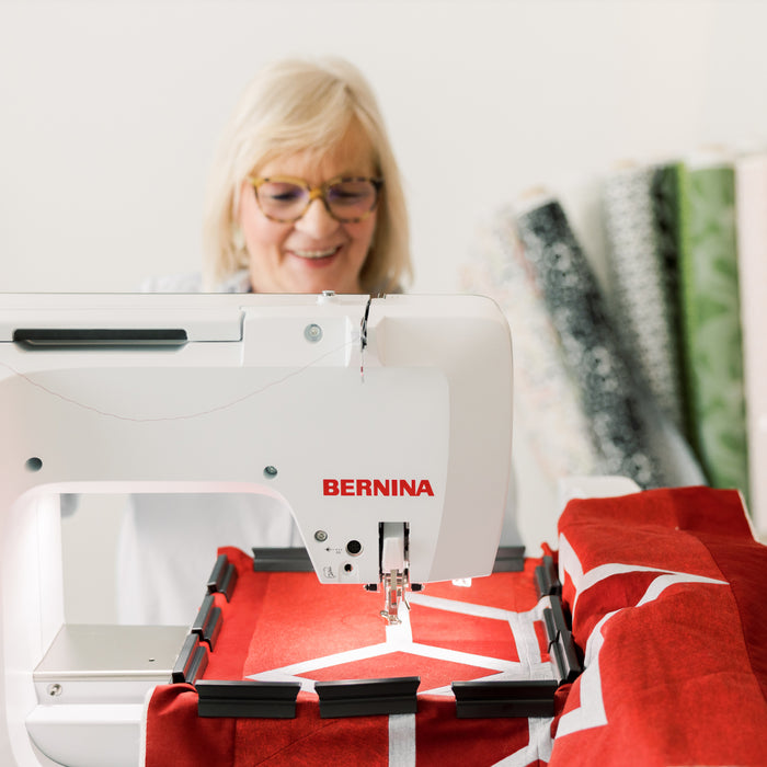 Crop and Connect quilt designs feature on the BERNINA 790 ULTRA