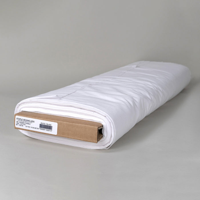 Woven Fusible White 60 in x 20 yds