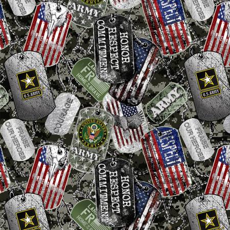 SE Military Prints 1254 AF Air Force Dogtags