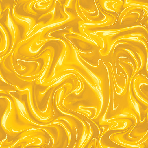 BE Marbleized Pearlized Marigold Yellow