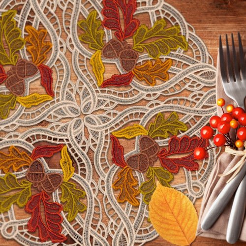 Autumn Buildable Doilies