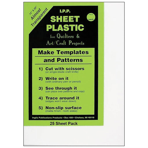 Template Plastic Sheets 14x20