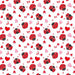 HG Love Struck White/Red Ladybugs 1366-08