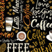 BE Fresh Brewed Words Black