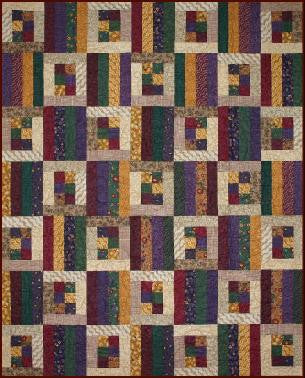 Strip Cocktail Quilt Pattern