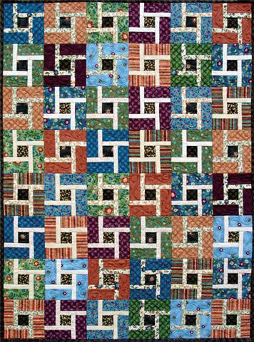 Strip Twist Quilt Pattern