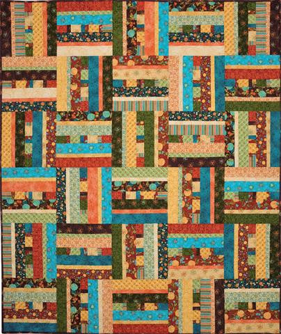 Strip Maze Quilt Pattern