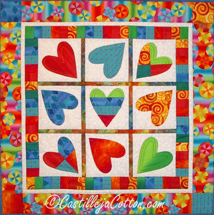 Spinning Hearts Downloadable Pattern