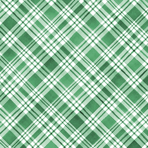 BE Plaid Wishes Green - Snowflake Wishes