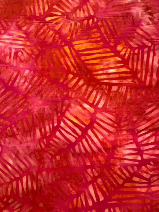 WL Palm Leaf Print Magenta