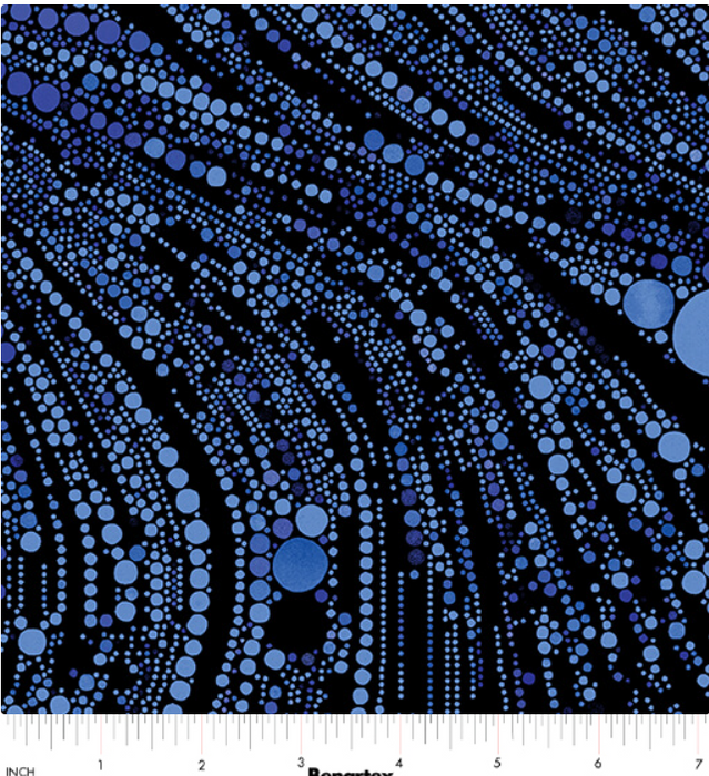 BE Cat Artistry Circled Swirl Blue