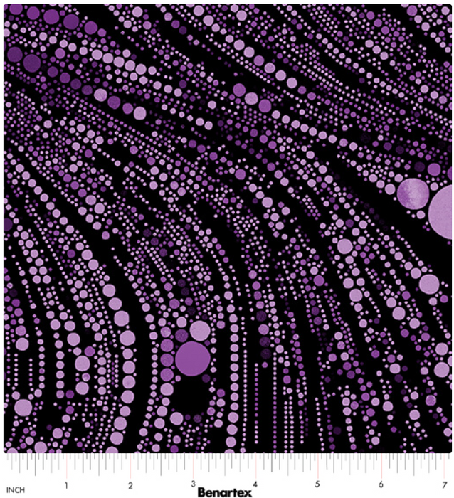 BE Cat Artistry Circled Swirl Purple