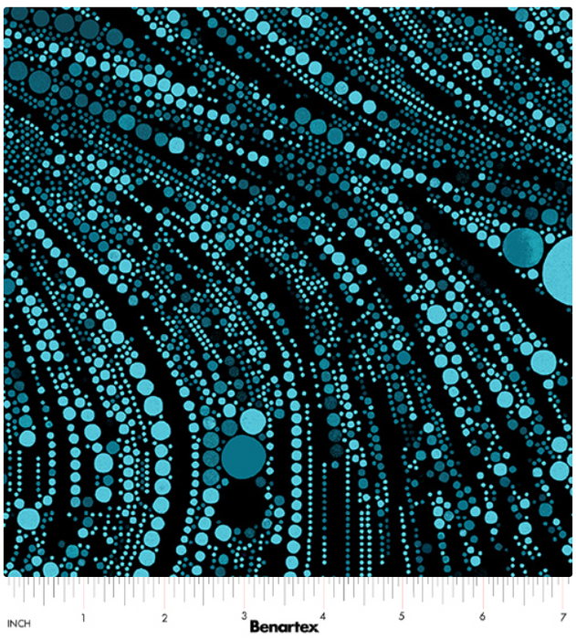 BE Cat Artistry Circled Swirl Turquoise