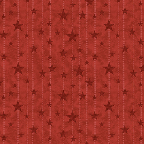 BE Stitches & Stars Red - American Valor