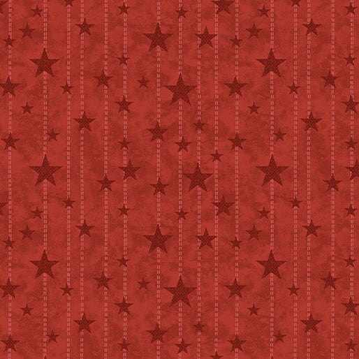 BE Stitches & Stars Red - American Valor