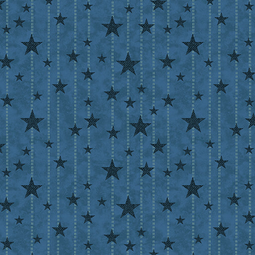BE Stitches & Stars Blue - American Valor