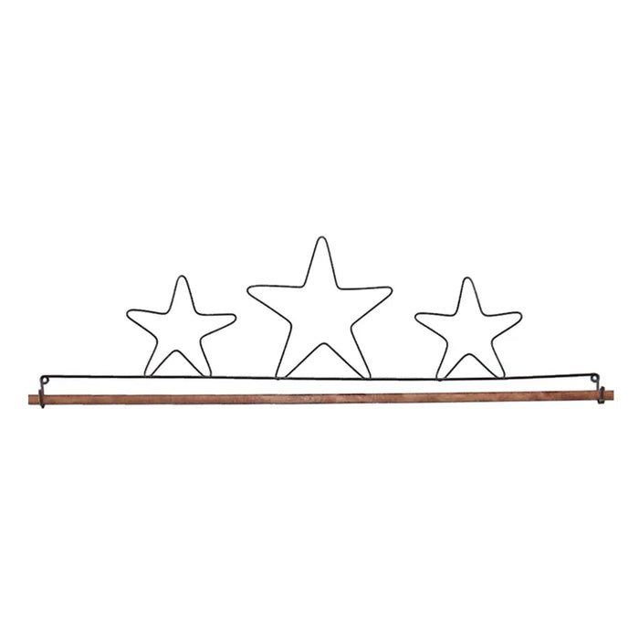 16in Three Stars Fabric Holder