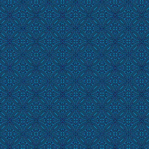 Transparency - Medallion - Blue