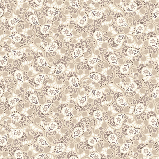 Paisley Cappuccino - Shadow & Stone by Benartex