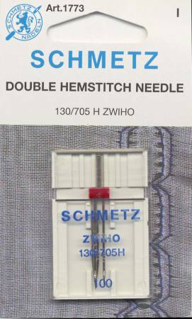 Schmetz Double Hemstitch / Wing Machine Needle Size 100 1ct