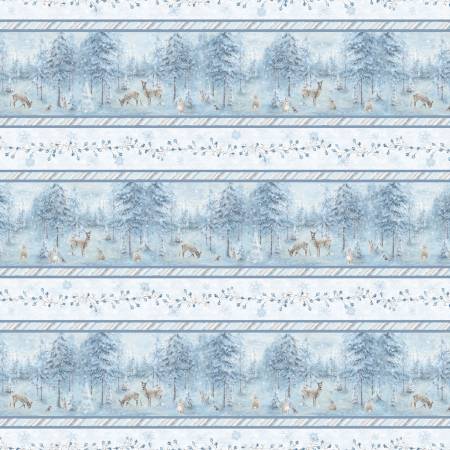 WL Multi Woodland Frost Repeating Stripe