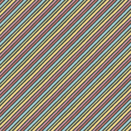 WL Sweet Little Pleasures Diagonal Stripes Black/Multi 