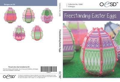 Freestanding Easter Eggs Emb CD