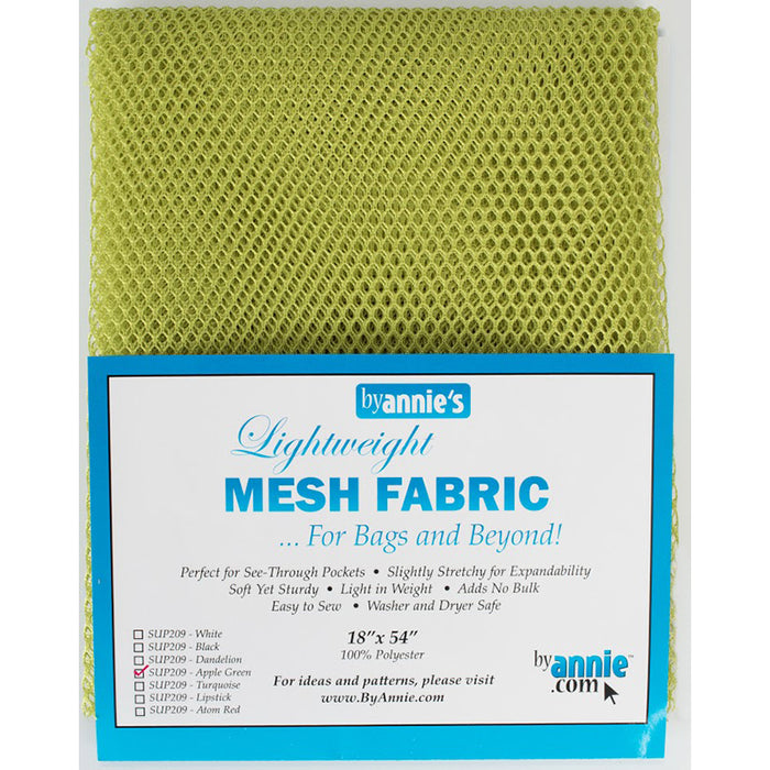 Mesh Fabric 18x54 Apple Green