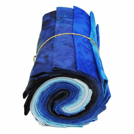 HO 1895 Watercolors Fat Quarter Bundle Blue