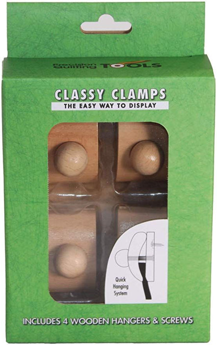 Classy Clamps Wooden Hangers & Screws