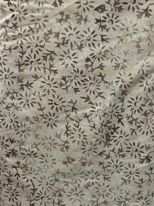 WL Tan Small Floral Batik