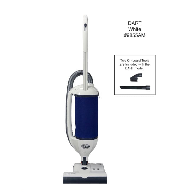 SEBO DART Upright Vacuum Cleaner - Arctic White