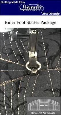 High Shank Ruler Foot w arc template