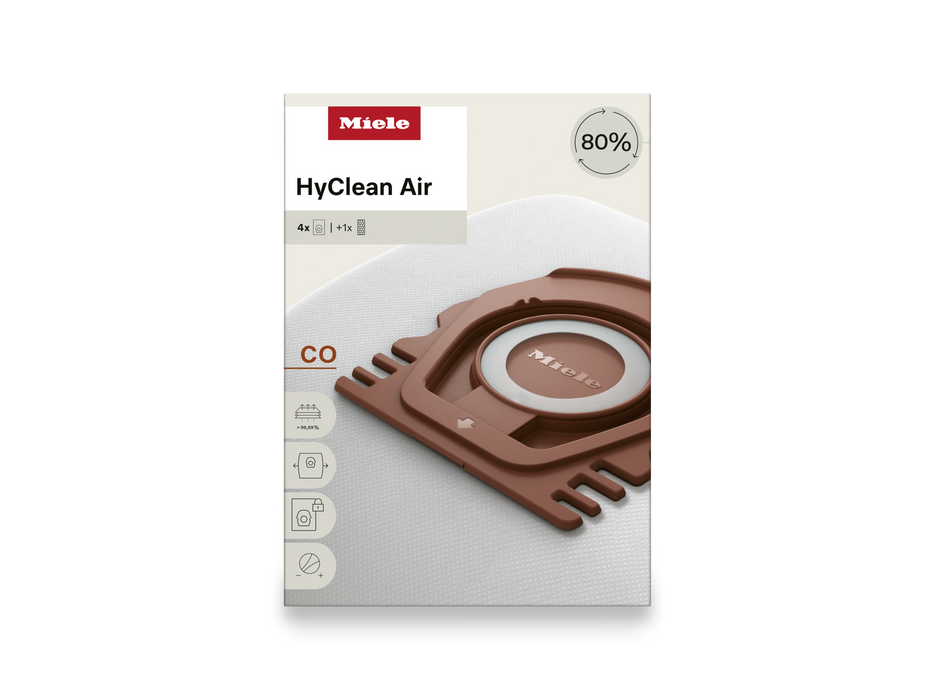 Miele CO HyClean Air Vacuum Bags (4-Pack)