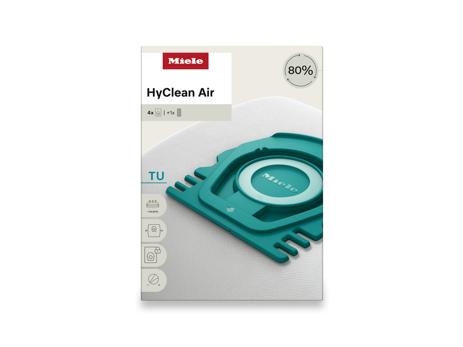 Miele TU HyClean Air Vacuum Bags (4-Pack)